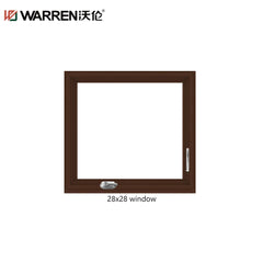 28x48 Window Aluminium Frame Glass Window Price Double Pane Insulated Windows