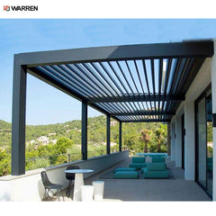 Warren China carport motorized profile aluminium pergola