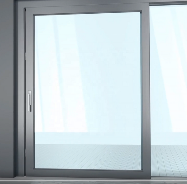 WDMA 72x76 sliding glass door thermal break aluminium door