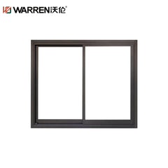 WDMA Aluminum Single Pane Sliding Windows Powder Coated Aluminium Sliding Windows Aluminium Window Sliding Price