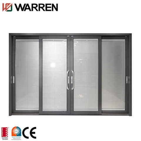 Aluminum bifold sliding door glass sliding door system manual slide