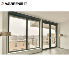 30x96 French Aluminium Triple Glazing Gray Modern Storm Door Prices