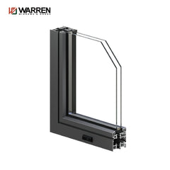 40x60 window professional double glazing slim frame aluminium house windows