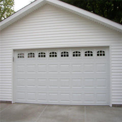 China WDMA Low price residential automatic glazed garage doors