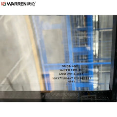 Warren 30x72 French Aluminium Tinted Glass Gray Entry Door Narrow Door Prices