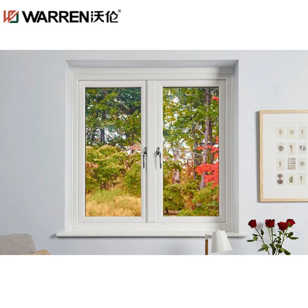 WDMA Aluminum Storm Windows White Aluminium Windows Casement Double Glazed Windows Glass