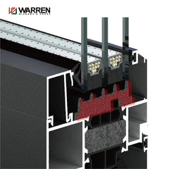 WDMA 30x72 Window Black Trim White Windows Residential Pass Through Window Casement Aluminum