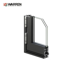 40x80 Bifold Aluminium Insulated Glass White Double Prehung Door Adjusting