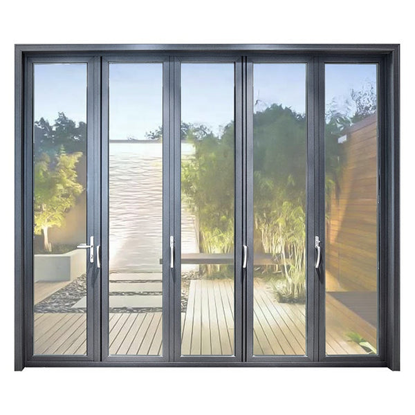 80 series folding door for balcony folding door aluminum glass patio door for sale