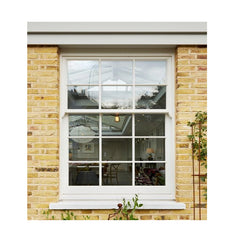 Vertical sliding double pane glazed soundproof double hung aluminum windows aluminum up down sliding sash window