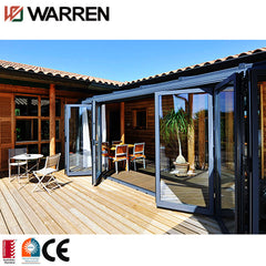 Waterproof Insulation Room Folding Door Bi-Fold Aluminum Doors