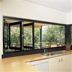 China WDMA Aluminium Cheap Folding Window Aluminum Bi Fold Bifold Windows Price