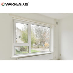 WDMA 12 Window Aluminium Tilt And Turn Windows Double Pane Glass Panels Window Casement Aluminum