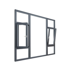 WDMA aluminum double glass hurricane impact windows aluminium casement window