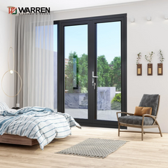 windows 48x80 Inch Aluminum Casement Exterior French Door Prehung