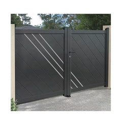 Chinese Aluminum Gates Door Stop Security Retractable Decorative Front Double Door