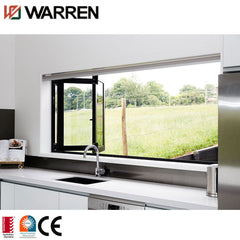 Standard reasonable price aluminum kitchen folding window