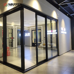 Interior Bi-Fold Doors Glass Folding Partition For Office  Meeting Room Shopping Mall