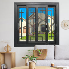 aluminum alloy tempered glass sliding window