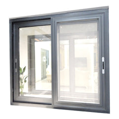 WDMA aluminum sliding double glazed window