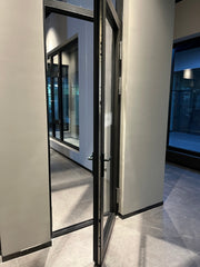 Resident Thermal Insulation Soundproof Aluminum Profile Tempered Glass Exterior French Doors