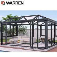 Sunroom motorized glass sliding roof houses slant