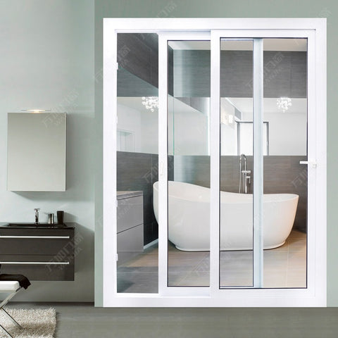 upvc/ pvc/ plastic interior sliding glass door