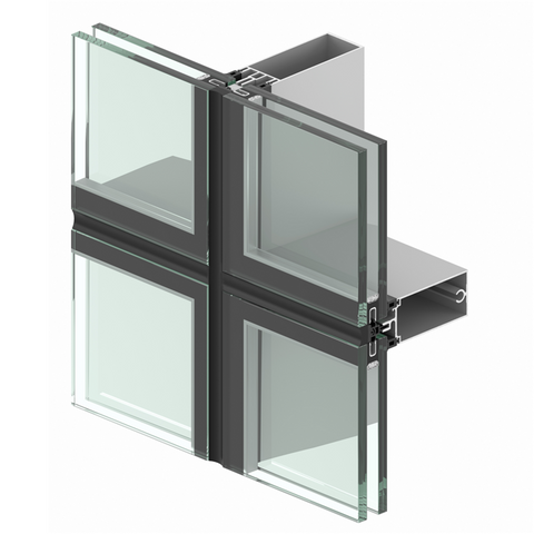 WDMA Window  Frameless  Building Glass Detail Dwg Brick System Mullion Aluminium Curtain Wall