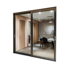 WDMA aluminum 96x80 sliding glass door