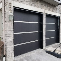 China WDMA Customized American standard Aluminum Modern Glass sliding garage door