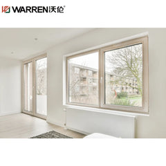 WDMA Aluminum Double Glazing Window Glass Casement Window 2 Pane Glass Window Insulated