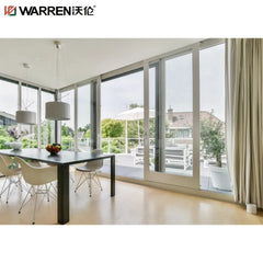 WDMA 96x96 Sliding Aluminium Tempered Glass Blue Four Panel Pocket Door Price