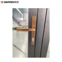 WDMA 96 Inch Interior Doors Out Swinging Doors Interior Doors 28x80 French Glass Aluminum Double