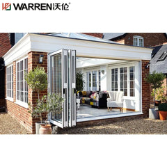 WDMA 144x96 Bifold Patio Door Folding Patio Doors 96x80 Vertical Accordion Doors Bifold Glass