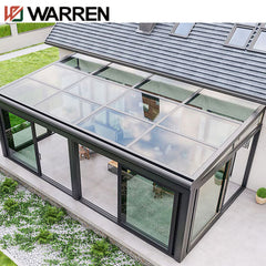 4 season outdoor aluminum wintergarden sunroom glass