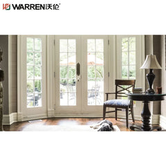 WDMA 76x36 Exterior Door French 3/4 Lite Front Door Full Lite Exterior Door With Blinds French