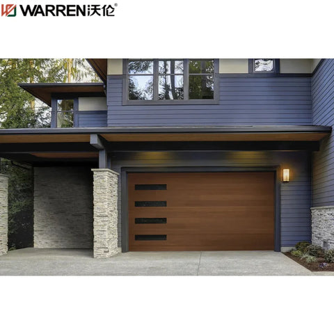 Warren 16x8 Garage Door Interior Glass Garage Door Roll Up Patio Door Garage Insulated Modern