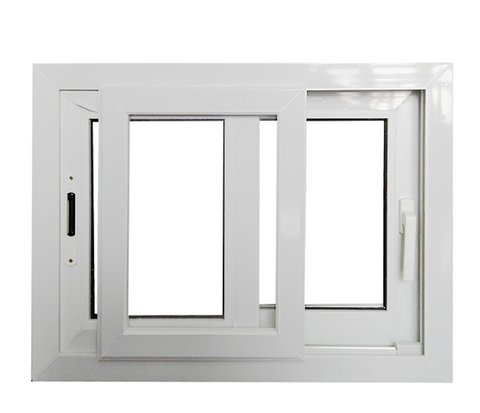 WDMA Modern Cheap Double Glass Sliding Pvc Window And Door Plastic Upvc Window