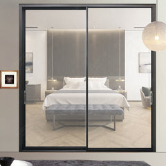 WDMA aluminum alloy sliding doors and window/ Slim Frame Aluminum Sliding Door/ Narrow Frame Push-pull Door