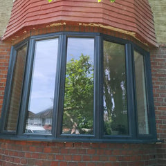 WDMA Contemporary style aluminum double pane window aluminum bay window