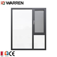 Aluminum windows and doors lockable panoramic casement windows