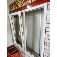 WDMA Villa Vinyl Window High Quality Double Tempered Glass UPVC Tilt Turn Window