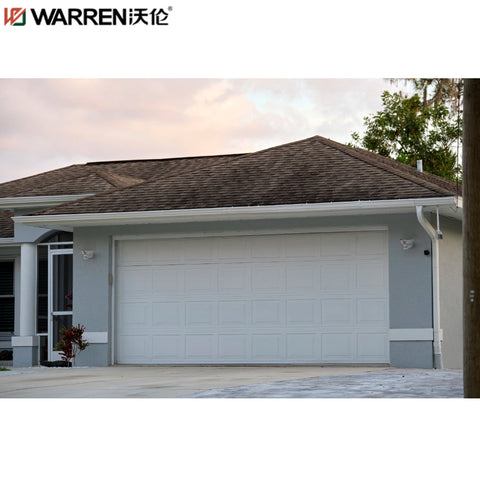 Warren 20ft x 8ft Garage Door Freestanding Garage Door With Side Windows 5x8 Garage Door