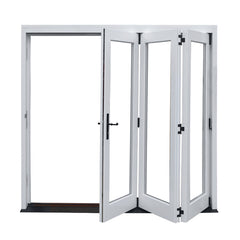 Aluminium Ykk Insulated Folding Door Mechanism Transparent External Door