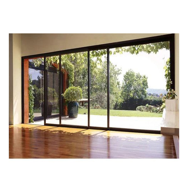 Custom 96x80 Glass Aluminum Sliding Door System Living Dressing Room Sliding Door