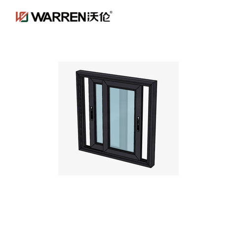 46x46 window manufacture modern house black double sliding casement picture aluminium window for sale