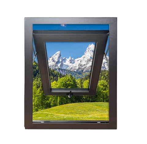 WDMA modern tilt and turn picture window  aluminum casement window