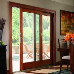 Glazed wooden 48 inch exterior french doors