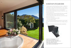 WDMA 72x80 patio door lifting and sliding door