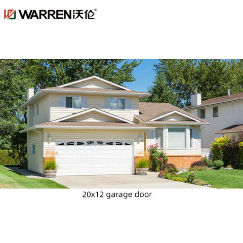 Warren 20x12 Garage Door Insulate Side Of Garage Door Black And Glass Garage Door